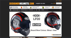 Desktop Screenshot of designerhelmets.com